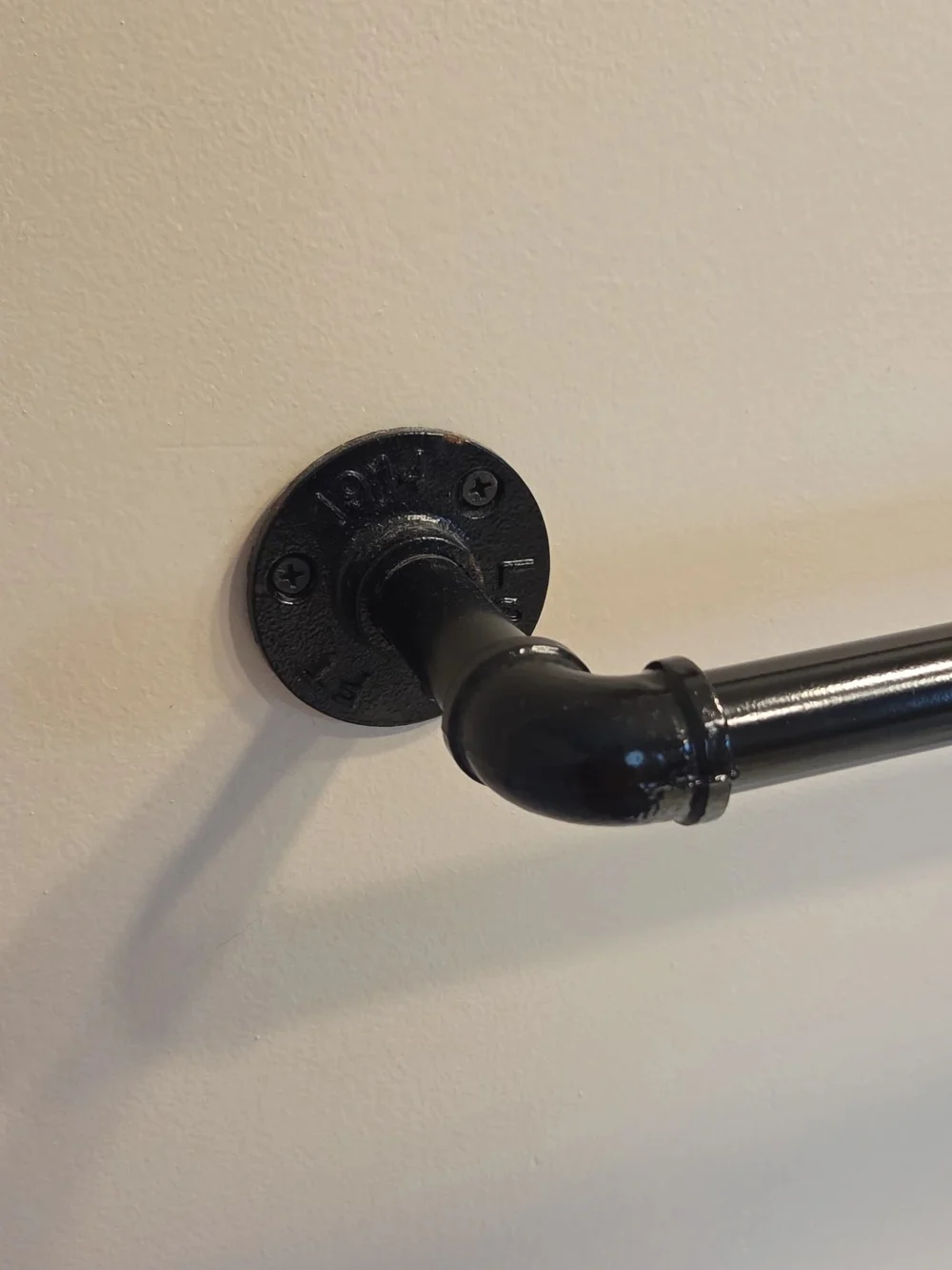 Amazon Black Industrial Wall-Mount Hand Towel Bar